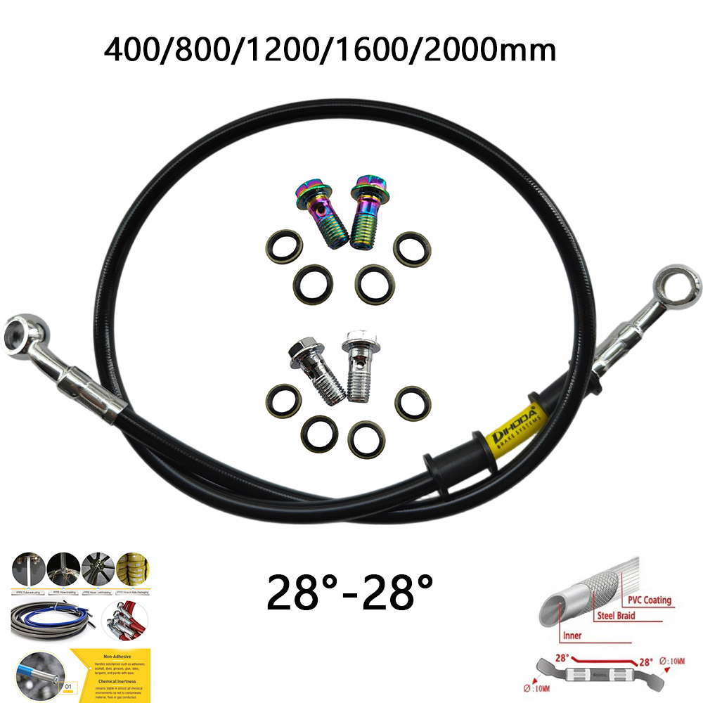 Motorcycle Brake Cable - 28 ° -28 ° Tuyau de