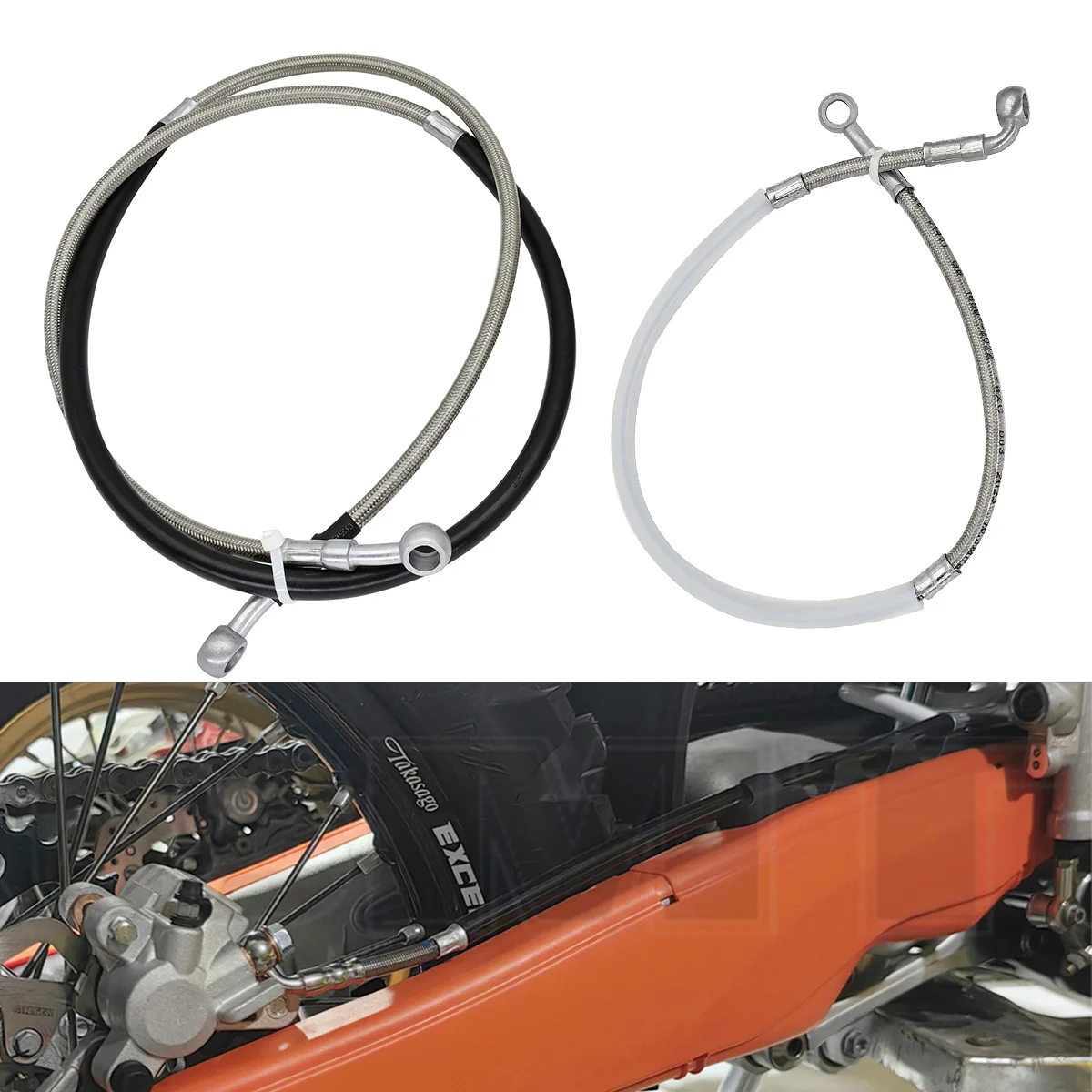 Motorcycle Brake Cable - Tuyau d'huile de frein avant ou