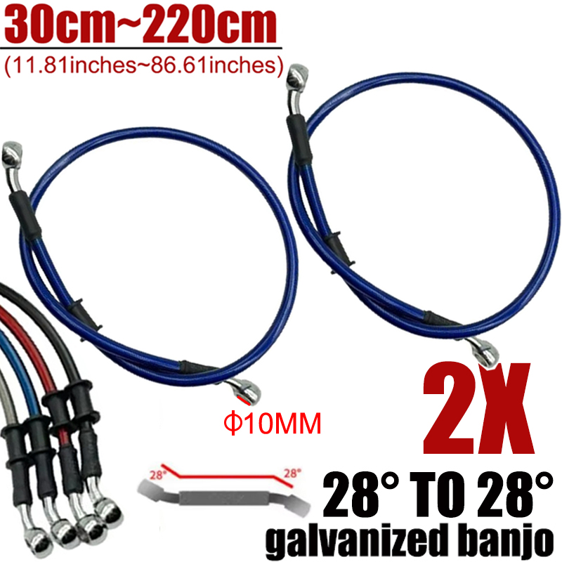 2X Universel 30cm-220cm 28 °   - Motorcycle Brake Cable avis et prix