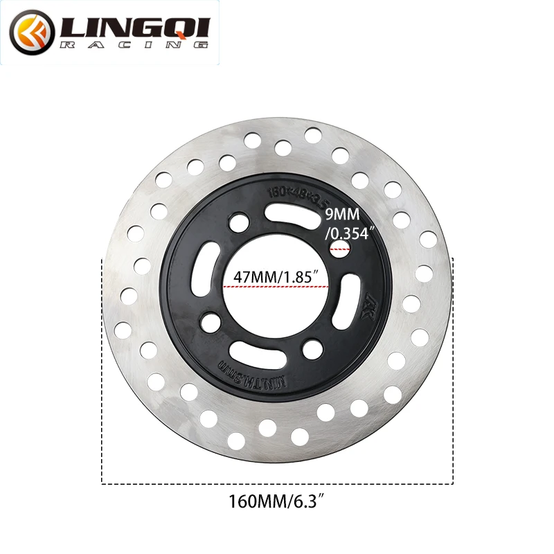 LINGQI RACING 160mm disque de  - Brake Pads Bike avis et prix