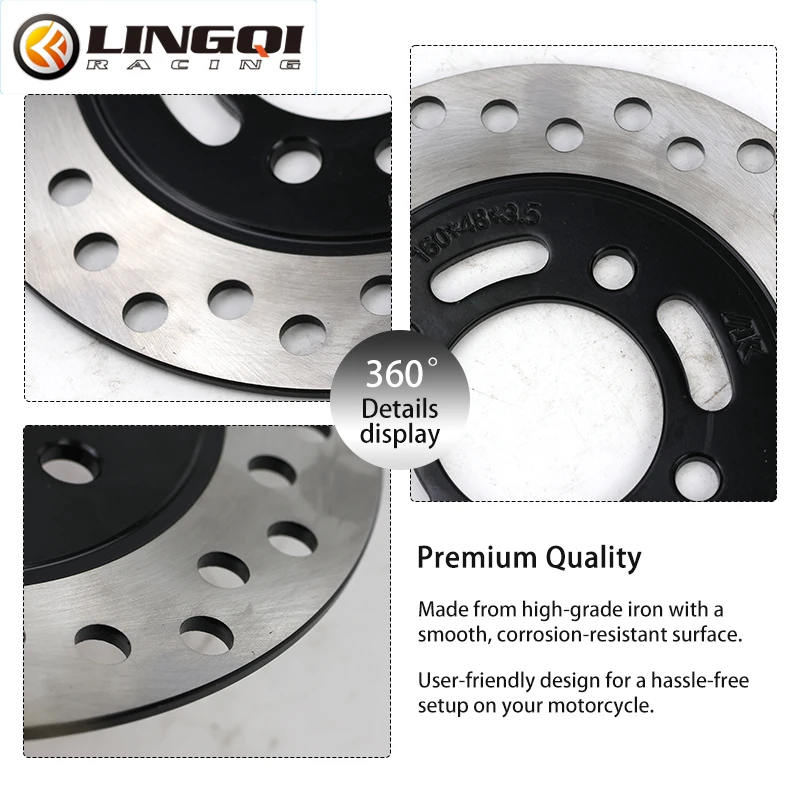 LINGQI RACING 160mm disque de  - Brake Pads Bike avis et prix
